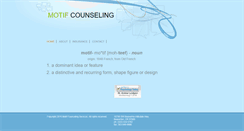 Desktop Screenshot of motifcounseling.com