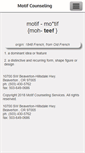 Mobile Screenshot of motifcounseling.com